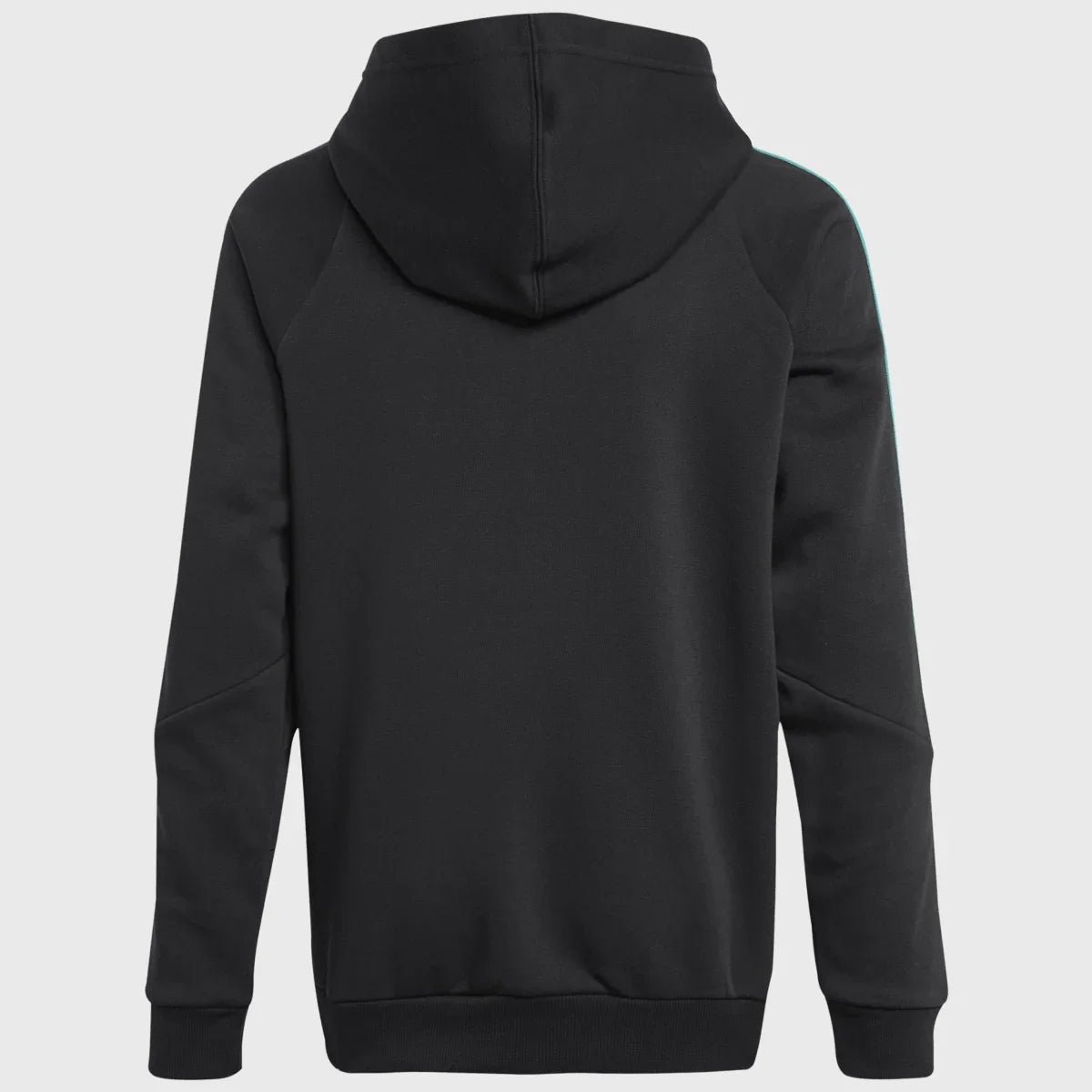 Adidas All Blacks Kid's Hoody Black/Pure Teal - Rugbystuff.com