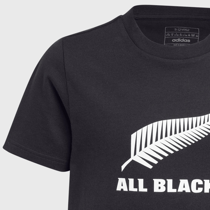 Adidas All Blacks Kid's Logo Tee - Rugbystuff.com