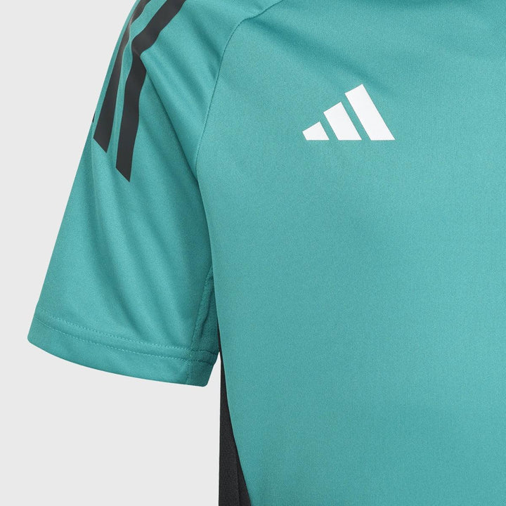 Adidas All Blacks Kid's Performance Tee Pure Teal - Rugbystuff.com