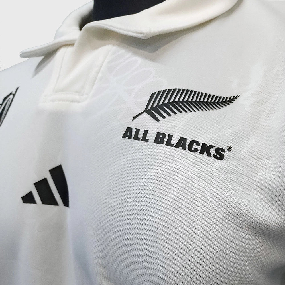 Adidas All Blacks Rugby World Cup 2023 Men's Away Replica Jersey - Rugbystuff.com