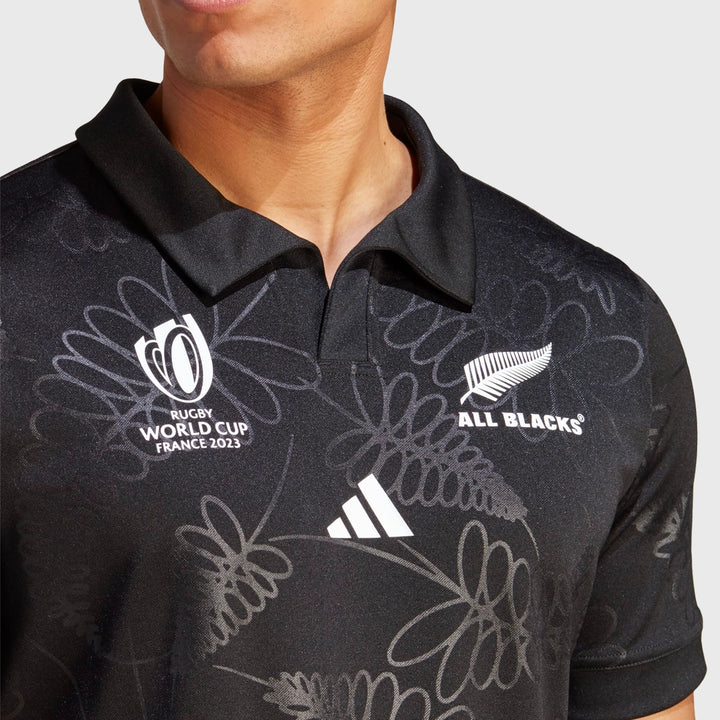 Adidas All Blacks Rugby World Cup 2023 Men's Home Replica Jersey - Rugbystuff.com