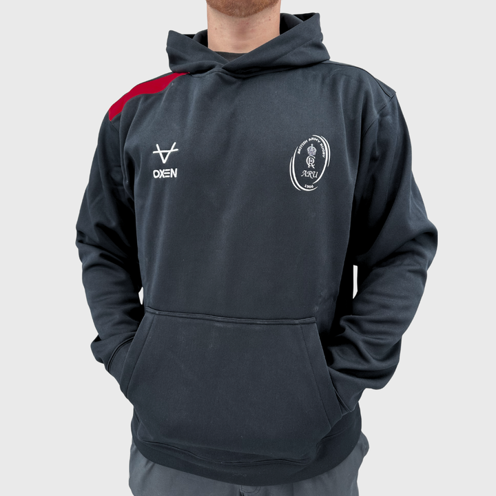 Oxen Army Rugby Pullover Hoody Black 2025/26