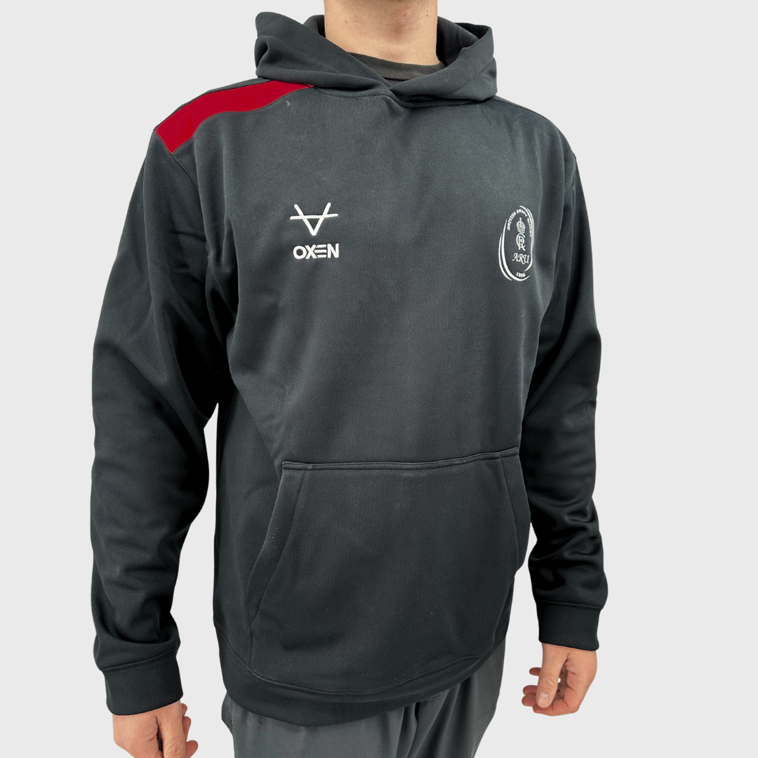 Oxen Army Rugby Pullover Hoody Black 2025/26