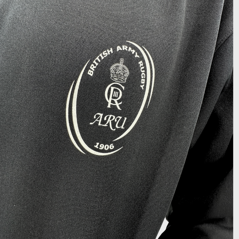 Oxen Army Rugby Pullover Hoody Black 2025/26 - Rugbystuff.com