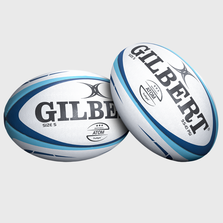 Gilbert Atom Match Ball Blue - Rugbystuff.com