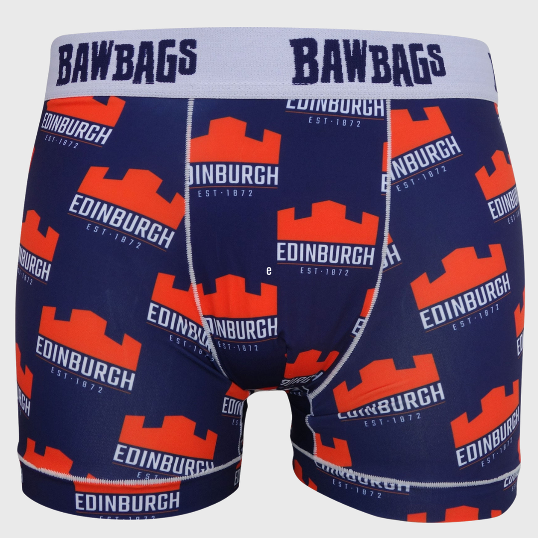 Bawbags Edinburgh Rugby Cool De Sacs Logo Boxer Shorts