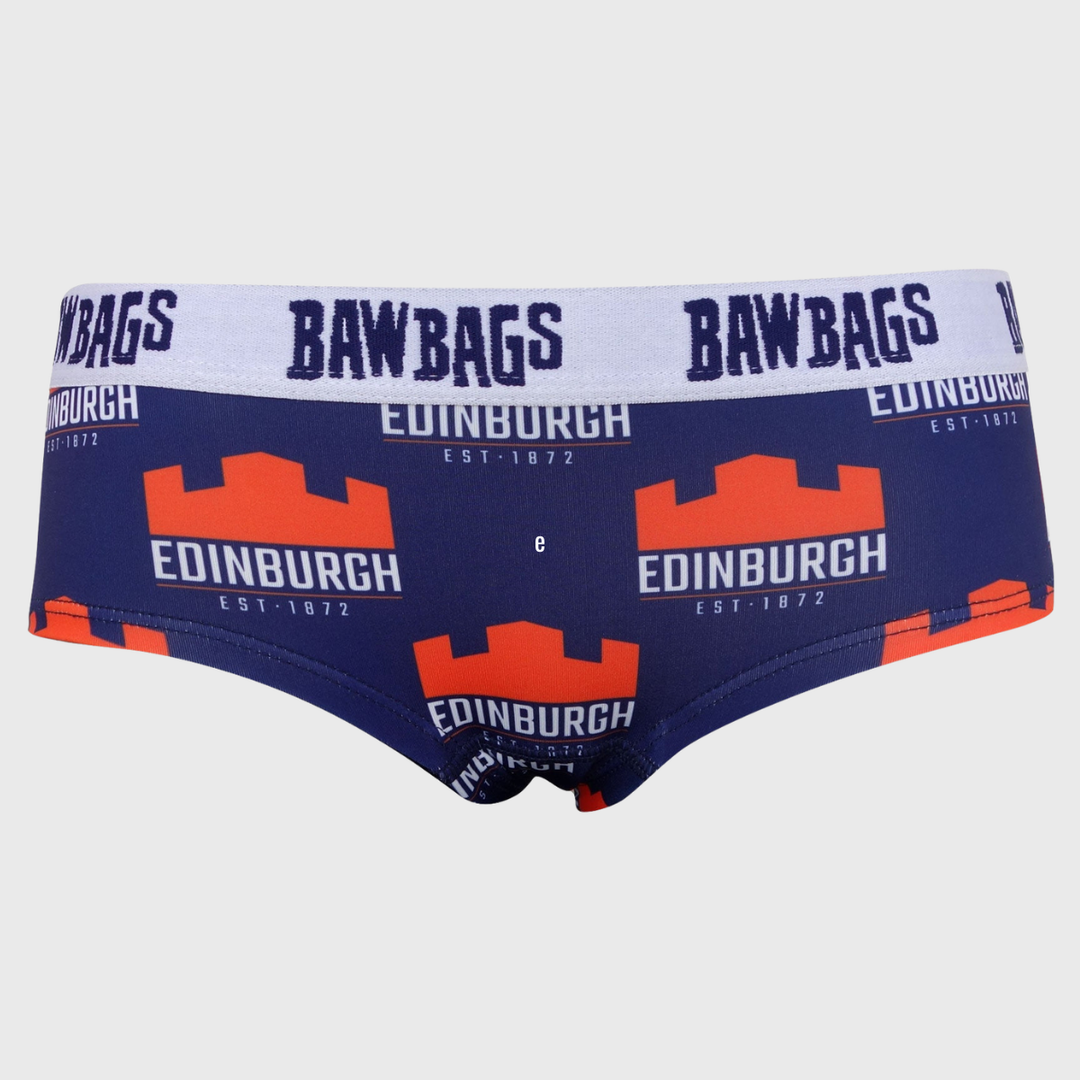 Bawbags Edinburgh Rugby Women's Cool De Sacs Logo Briefs