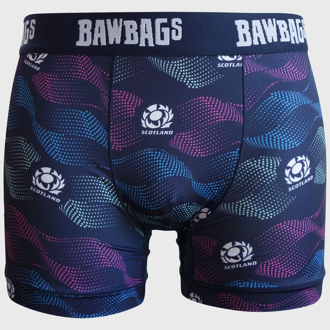 Bawbags Scotland Rugby Cool De Sacs Dots Boxer Shorts - Rugbystuff.com