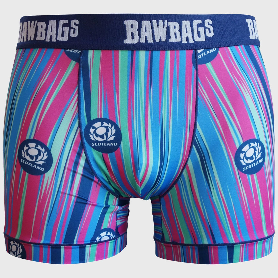 Bawbags Scotland Rugby Cool De Sacs Strokes Boxer Shorts - Rugbystuff.com