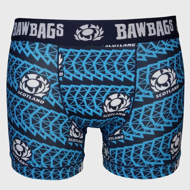 Bawbags Scotland Rugby Front Row Cool De Sacs Boxer Shorts 3-Pack - Rugbystuff.com