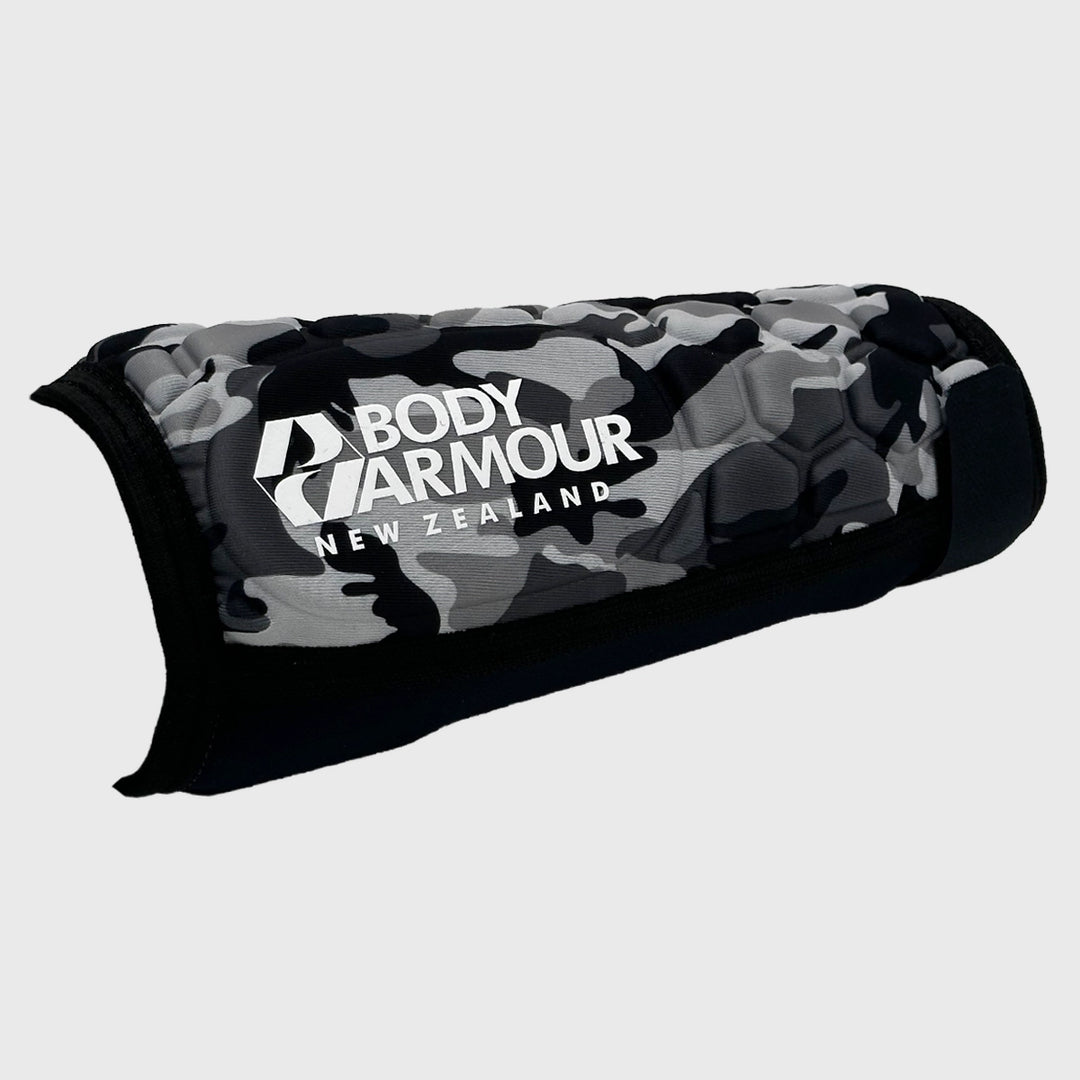 Body Armour Rugby Forearm Protector Black Camo - Rugbystuff.com
