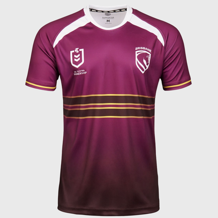 Brisbane Broncos NRL Supporters Rugby Shirt 2026 - Rugbystuff.com
