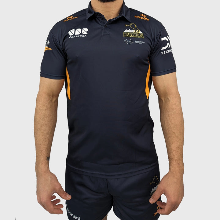 O'Neill's Brumbies Men's Media Polo Shirt 2024 - Rugbystuff.com