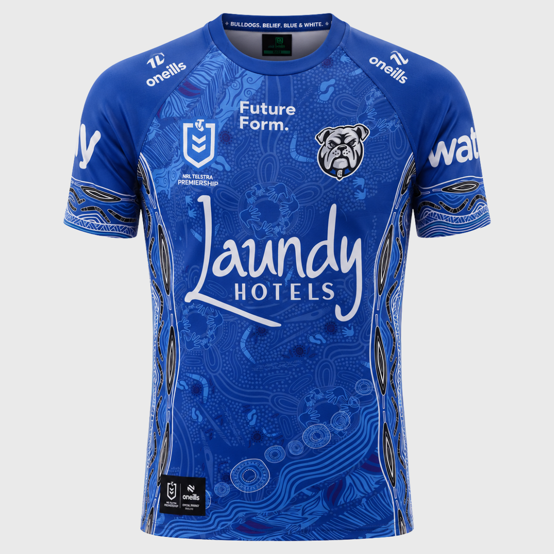 O'Neill's Bulldogs Men's NRL Indigenous Replica Rugby Jersey 2026