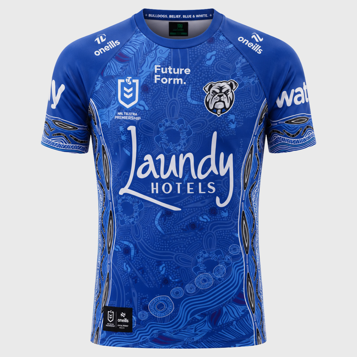O'Neill's Bulldogs Men's NRL Indigenous Replica Rugby Jersey 2026