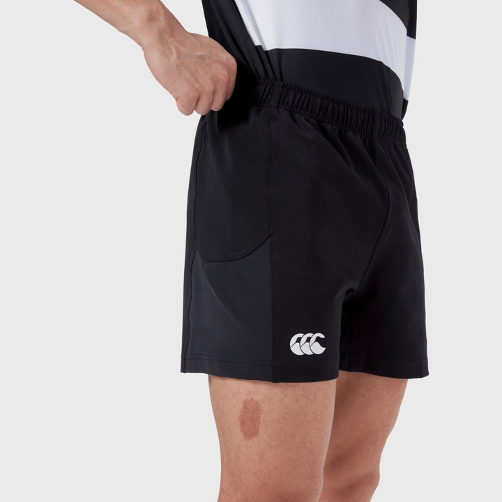 Canterbury Men's Advantage Rugby Shorts 2.0 Black - Rugbystuff.com