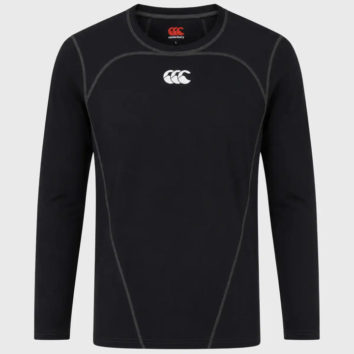 Canterbury Men's Long Sleeve Baselayer Black - Rugbystuff.com
