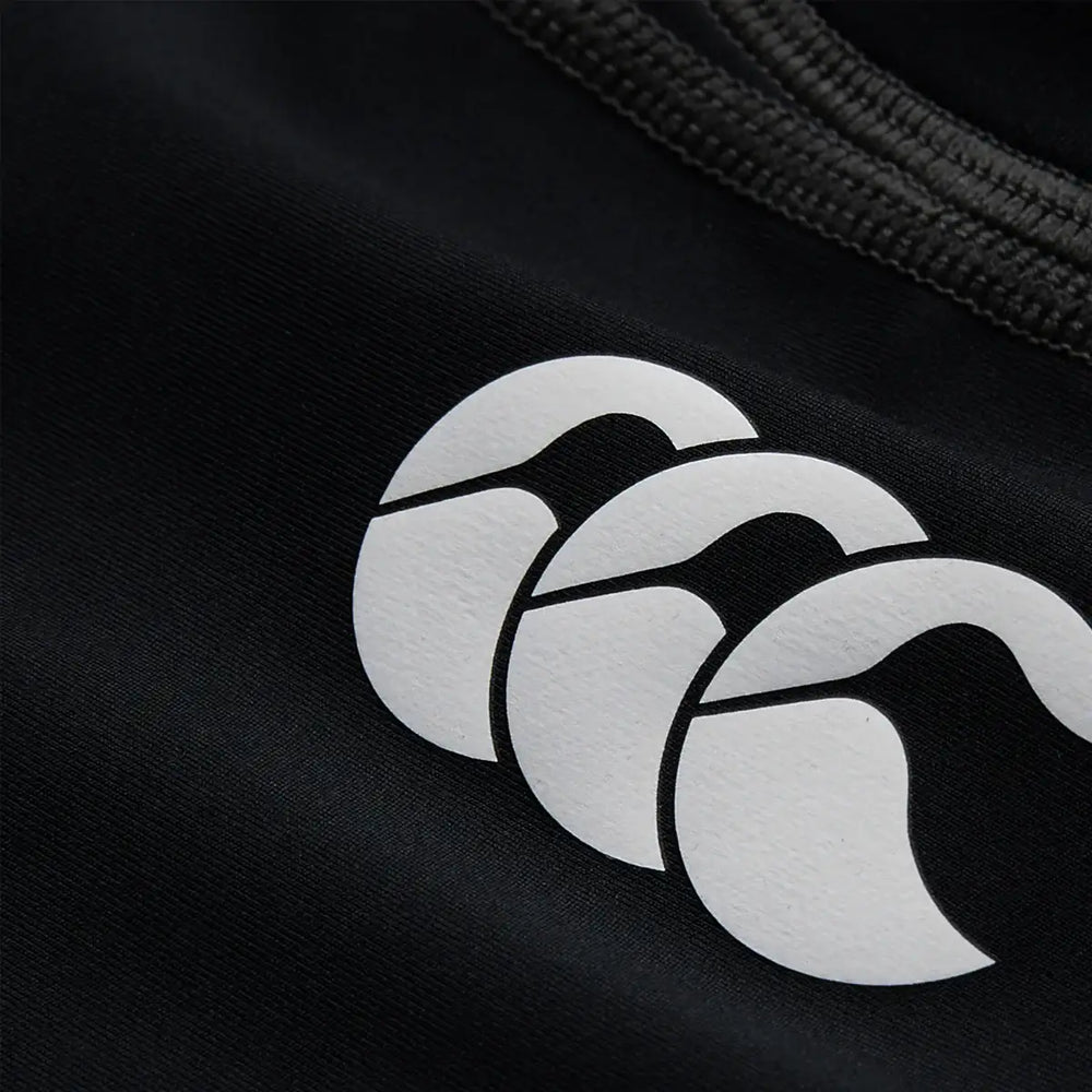 Canterbury Kid's Long Sleeve Baselayer Black - Rugbystuff.com