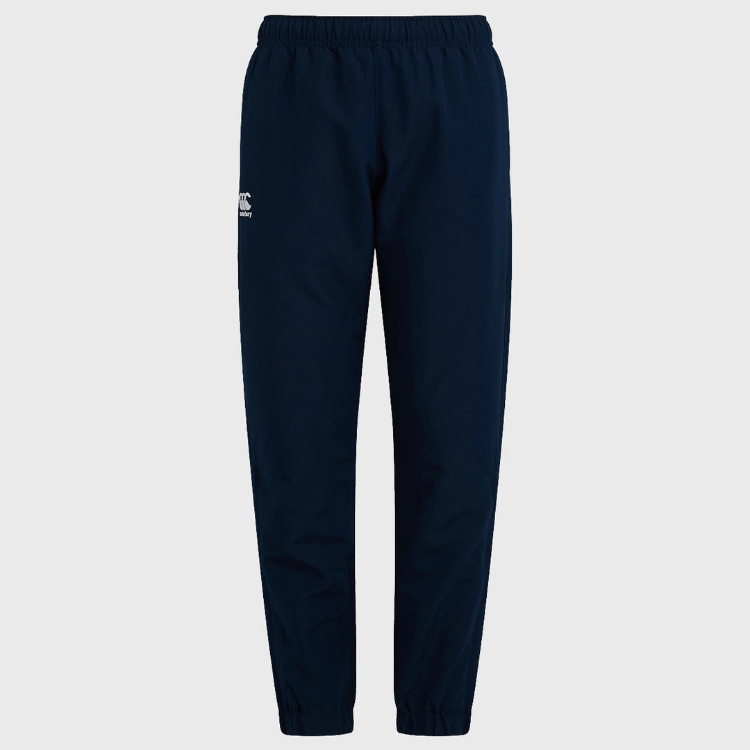 Canterbury Kid's Cuffed Tapered Club Track Pants Navy - Rugbystuff.com