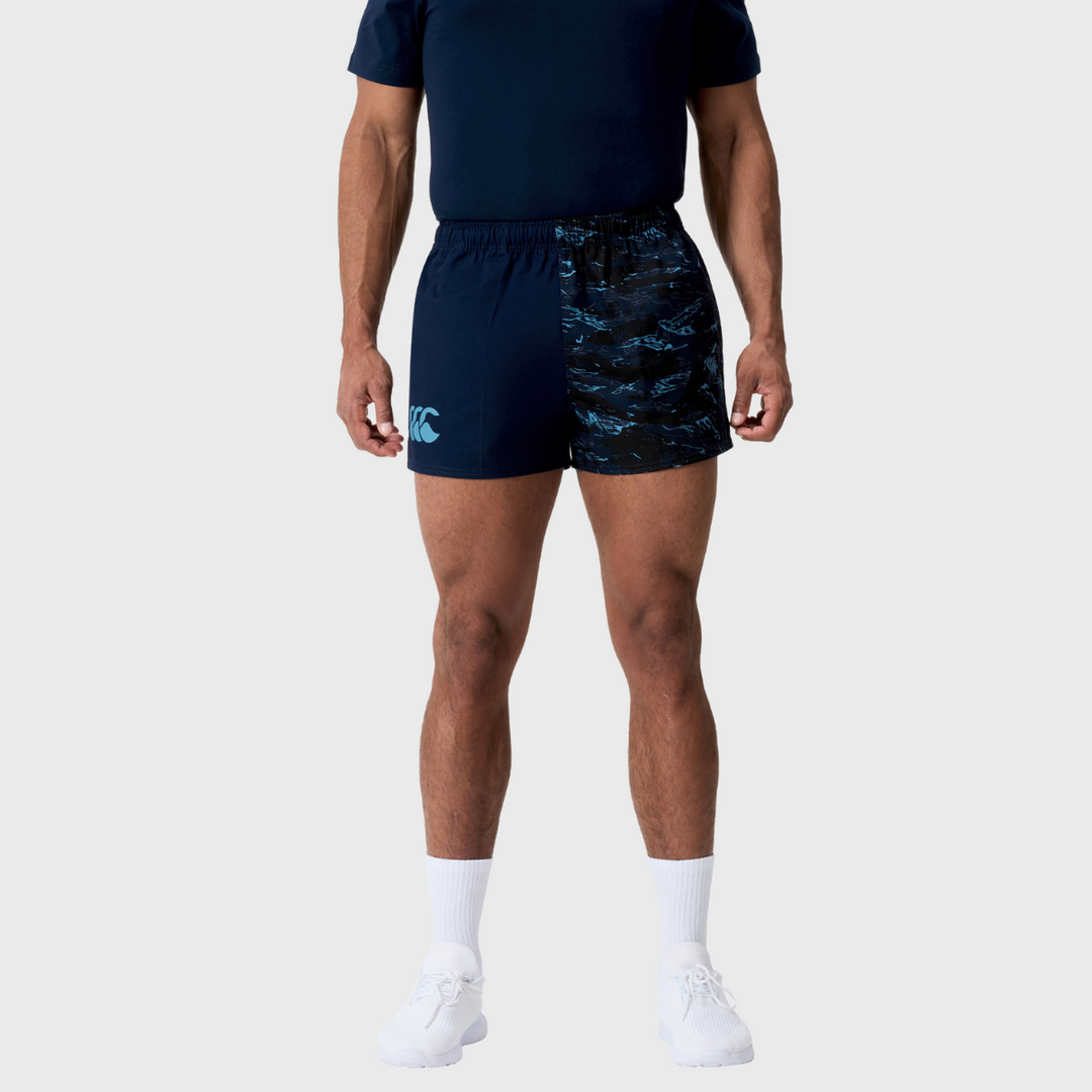 Canterbury Men's Force Harlequin 3" Rugby Drill Shorts Navy Camo - Rugbystuff.com