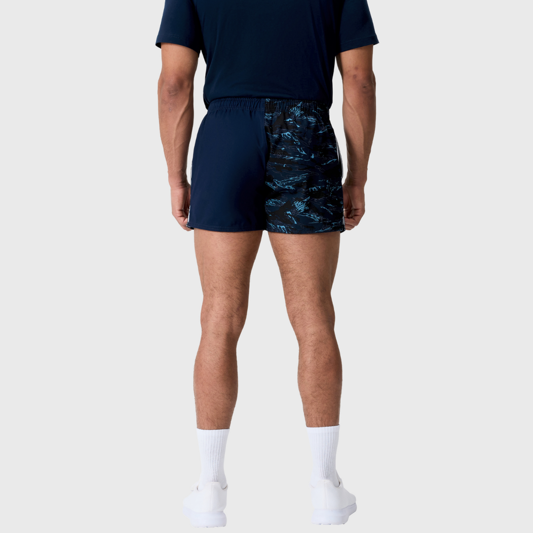 Canterbury Men's Force Harlequin 3" Rugby Drill Shorts Navy Camo - Rugbystuff.com