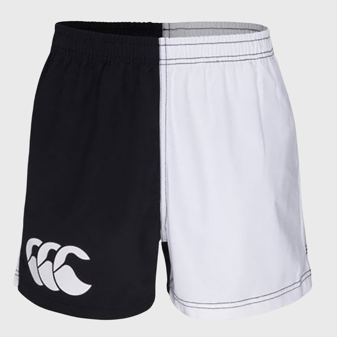 Canterbury Men's Harlequin Rugby Shorts Black/White