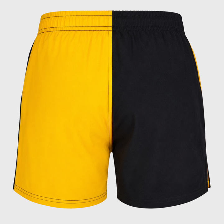 Canterbury Men's Harlequin Rugby Shorts Gold/Black
