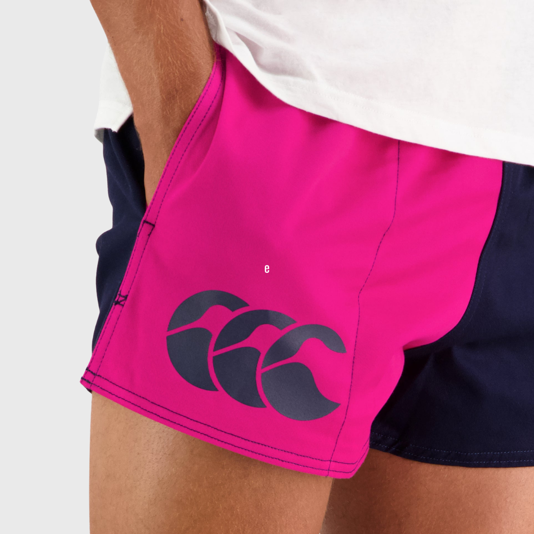 Canterbury Men's Harlequin Rugby Shorts Fuchsia/Navy