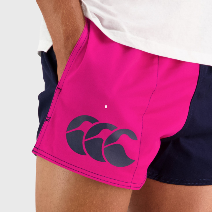 Canterbury Men's Harlequin Rugby Shorts Fuchsia/Navy