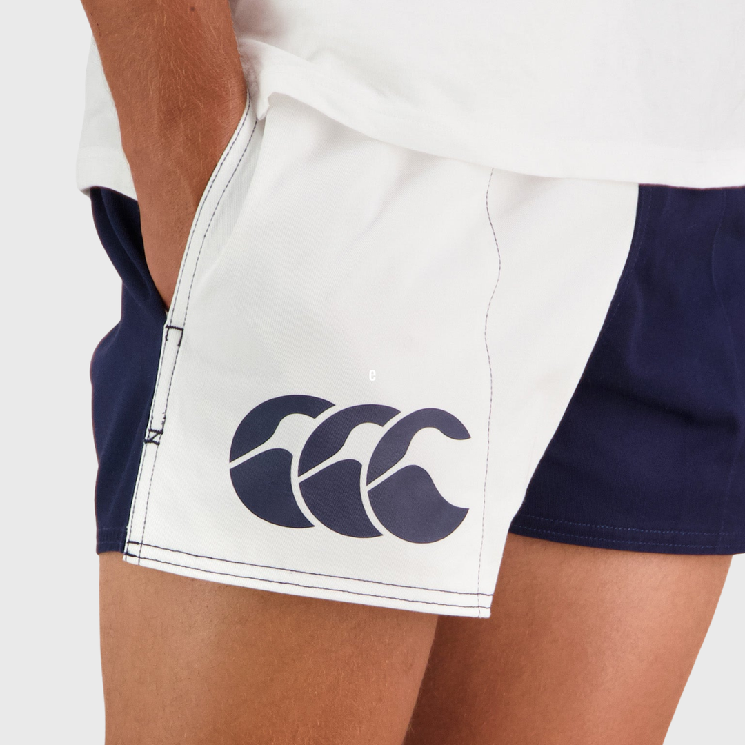 Canterbury Men's Harlequin Rugby Shorts Navy/White