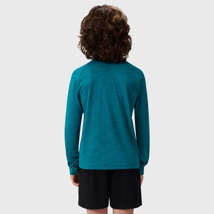 Canterbury Kid's Tempo+ 1/4 Zip Dragonfly Blue - Rugbystuff.com