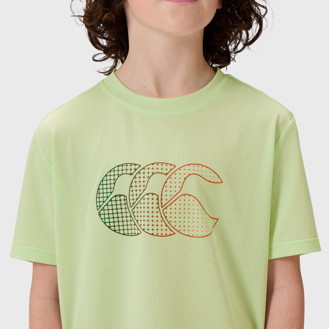 Canterbury Kid's Tempo+ Tee Ambrosia Green - Rugbystuff.com