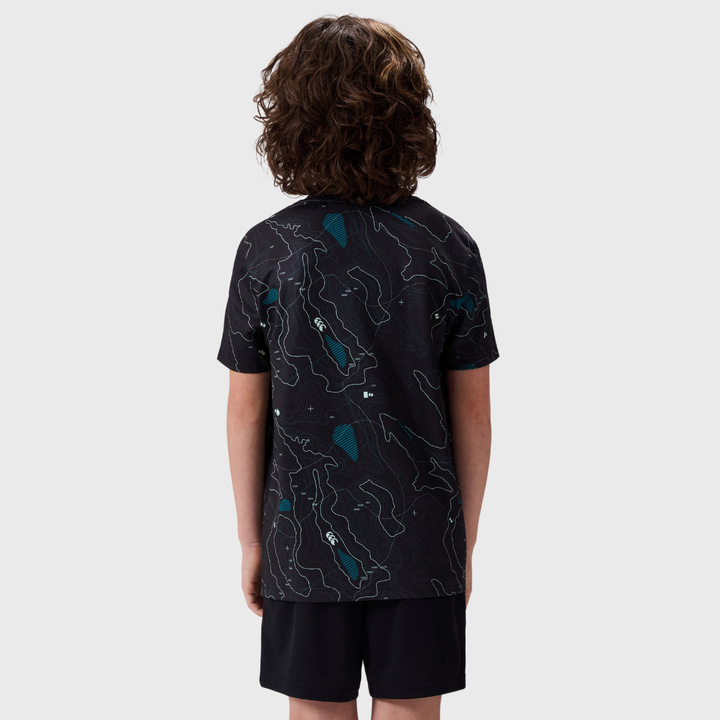 Canterbury Kid's Tempo+ Tee Black - Rugbystuff.com