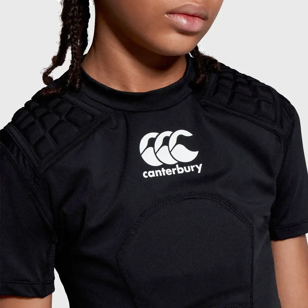 Shoulder Padding Rugby Canterbury Kid's Rugby Protection Vest and Shoulder Pads Black ...