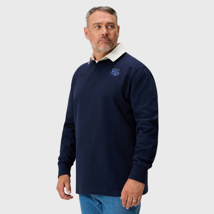 Canterbury British & Irish Lions Classics Long Sleeve Rugby Jersey Navy - Rugbystuff.com