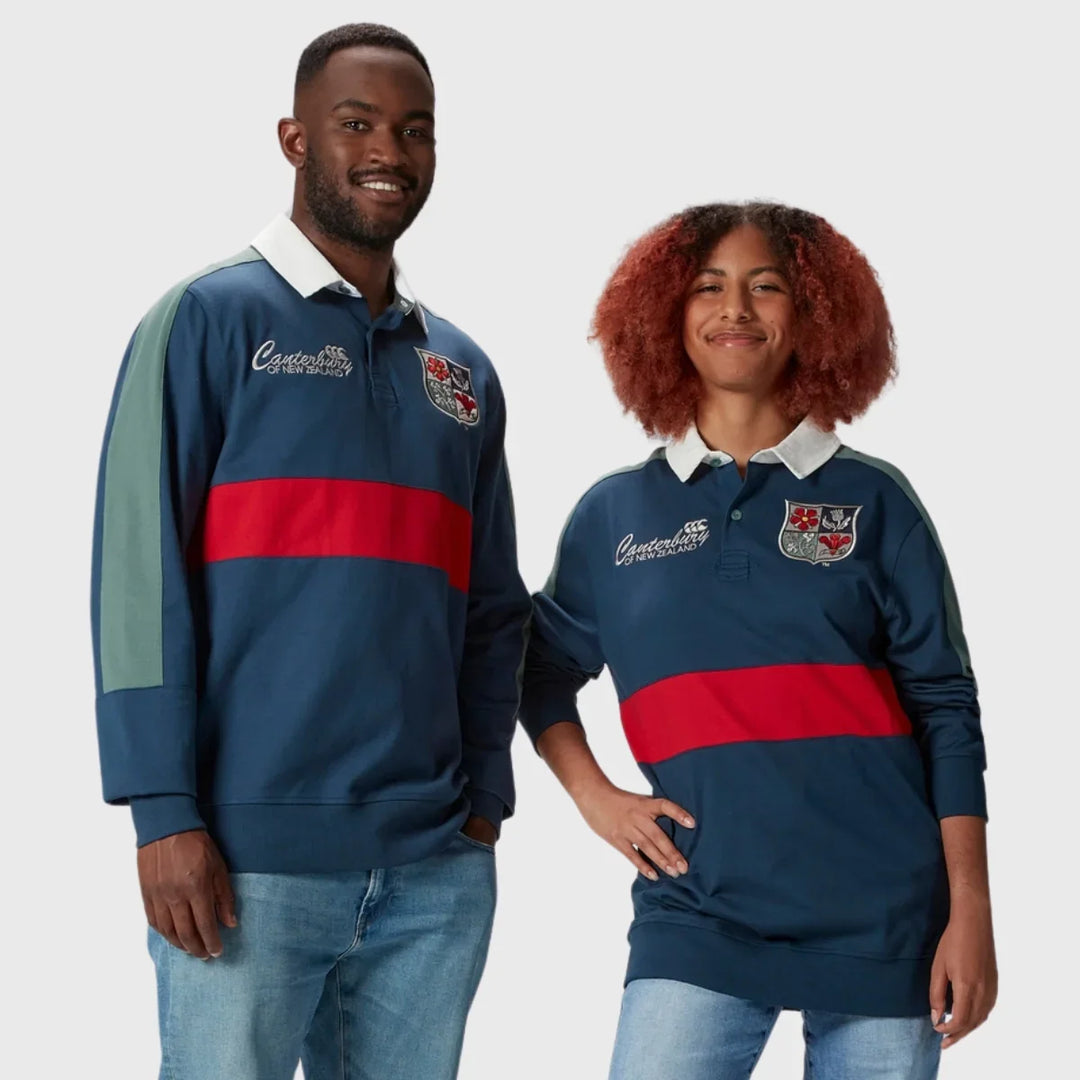 Polo in poliestere British & Irish Lions - Blu navy Polo in poliestere British & Irish Lions - Blu navy