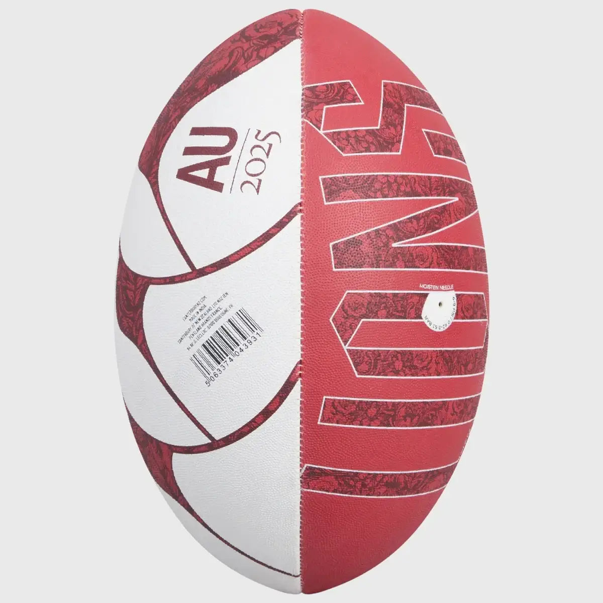 Canterbury British & Irish Lions Thrillseeker Supporters Rugby Ball (Red), view 2