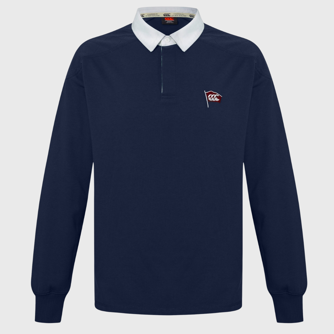 Canterbury Long Sleeve Rugby Jersey Navy