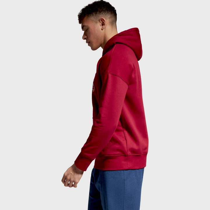 Canterbury Men's Oversized Hoody Rhubarb Red - Rugbystuff.com