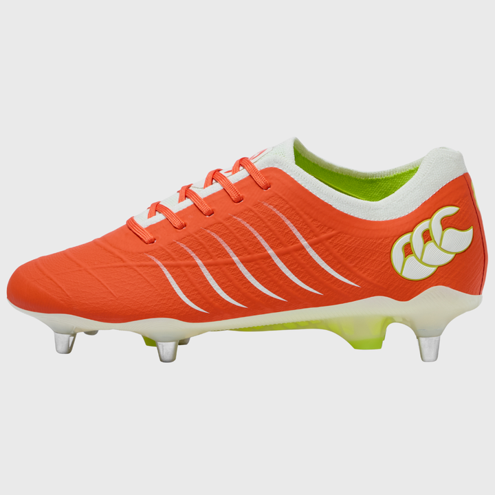 Canterbury Phoenix Elite SG Rugby Boots Orange/White