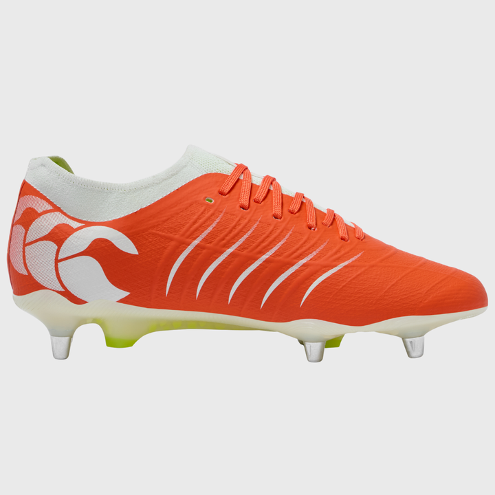 Canterbury Phoenix Elite SG Rugby Boots Orange/White