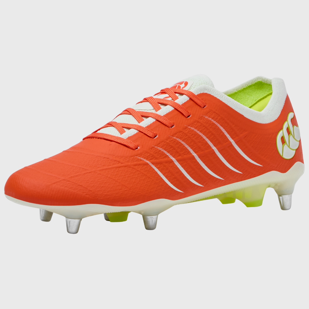 Canterbury Phoenix Elite SG Rugby Boots Orange/White