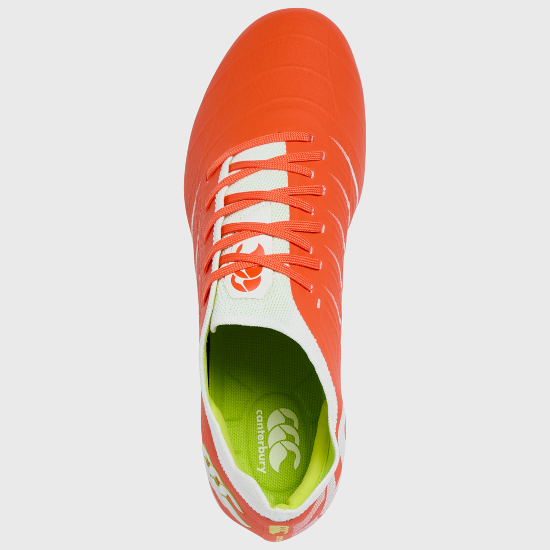 Canterbury Phoenix Elite SG Rugby Boots Orange/White
