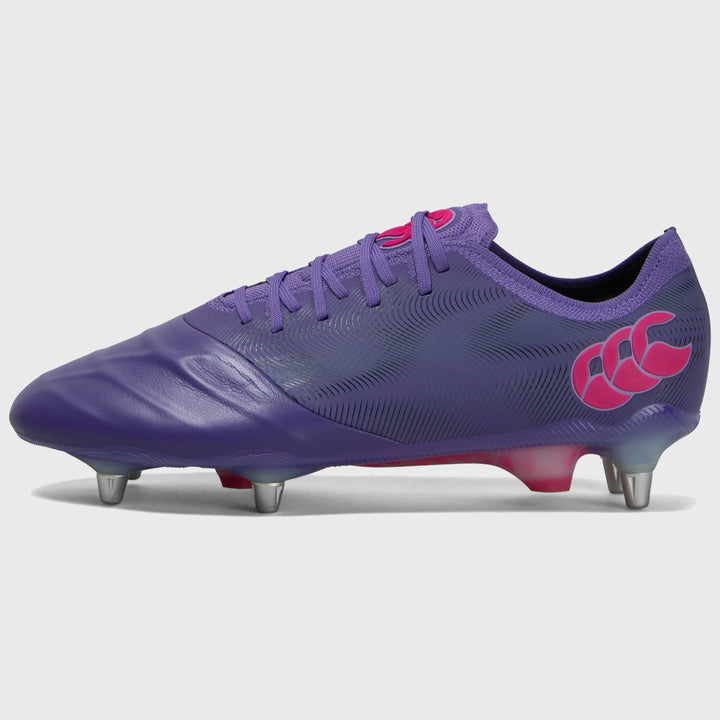 Canterbury Phoenix Genesis Elite SG Rugby Boots Purple - Rugbystuff.com