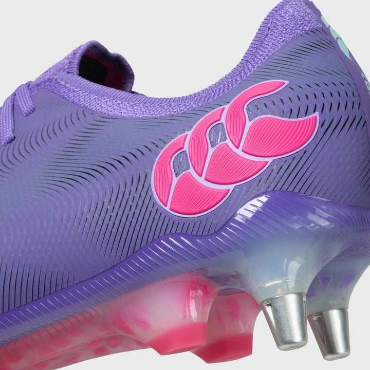 Canterbury Phoenix Genesis Elite SG Rugby Boots Purple - Rugbystuff.com