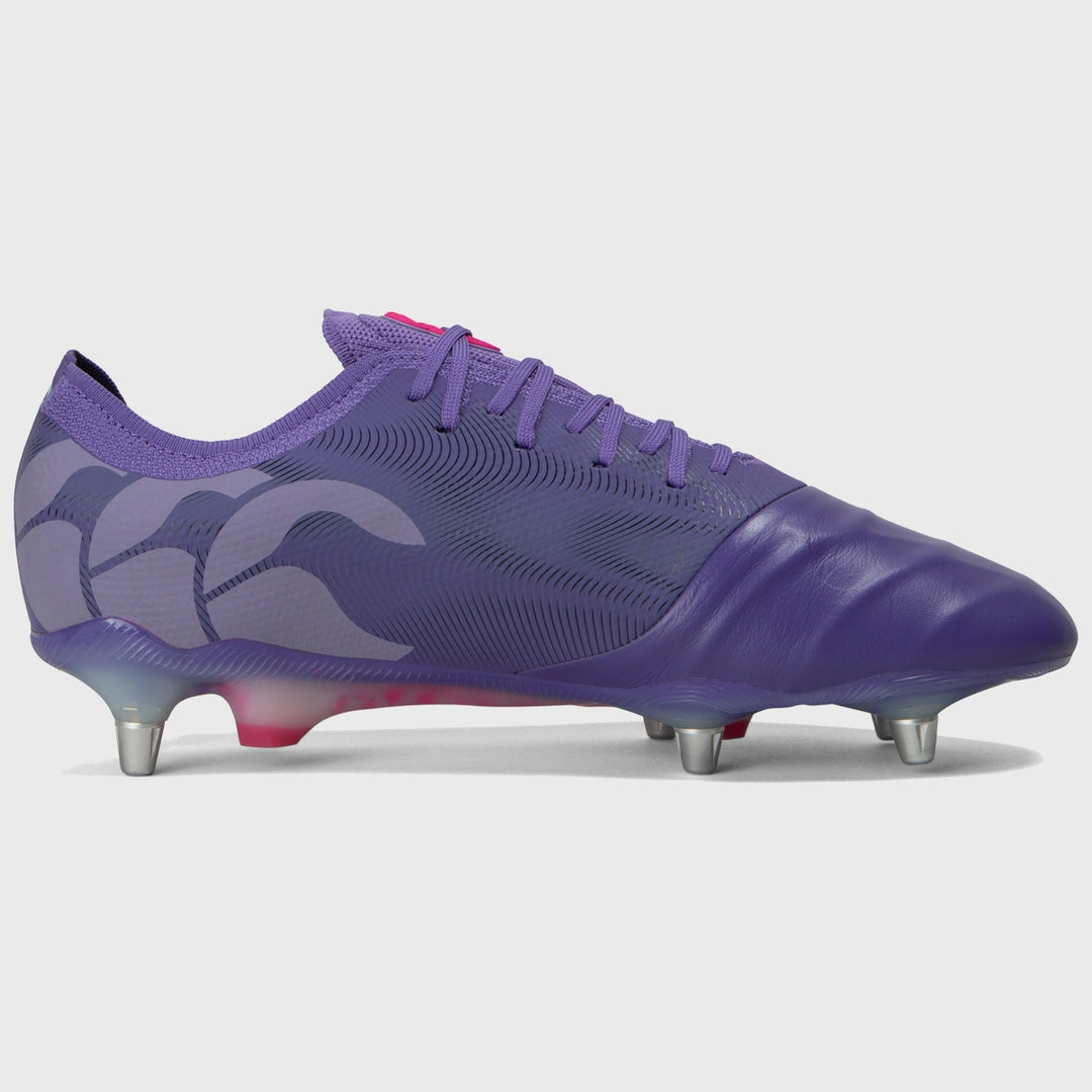 Canterbury Phoenix Genesis Elite SG Rugby Boots Purple - Rugbystuff.com