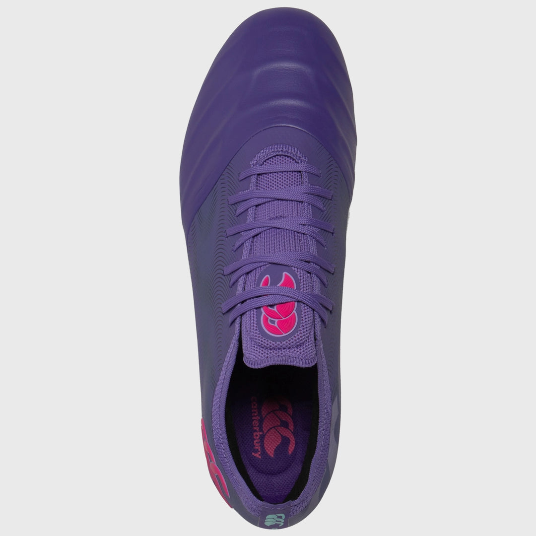 Canterbury Phoenix Genesis Elite SG Rugby Boots Purple - Rugbystuff.com