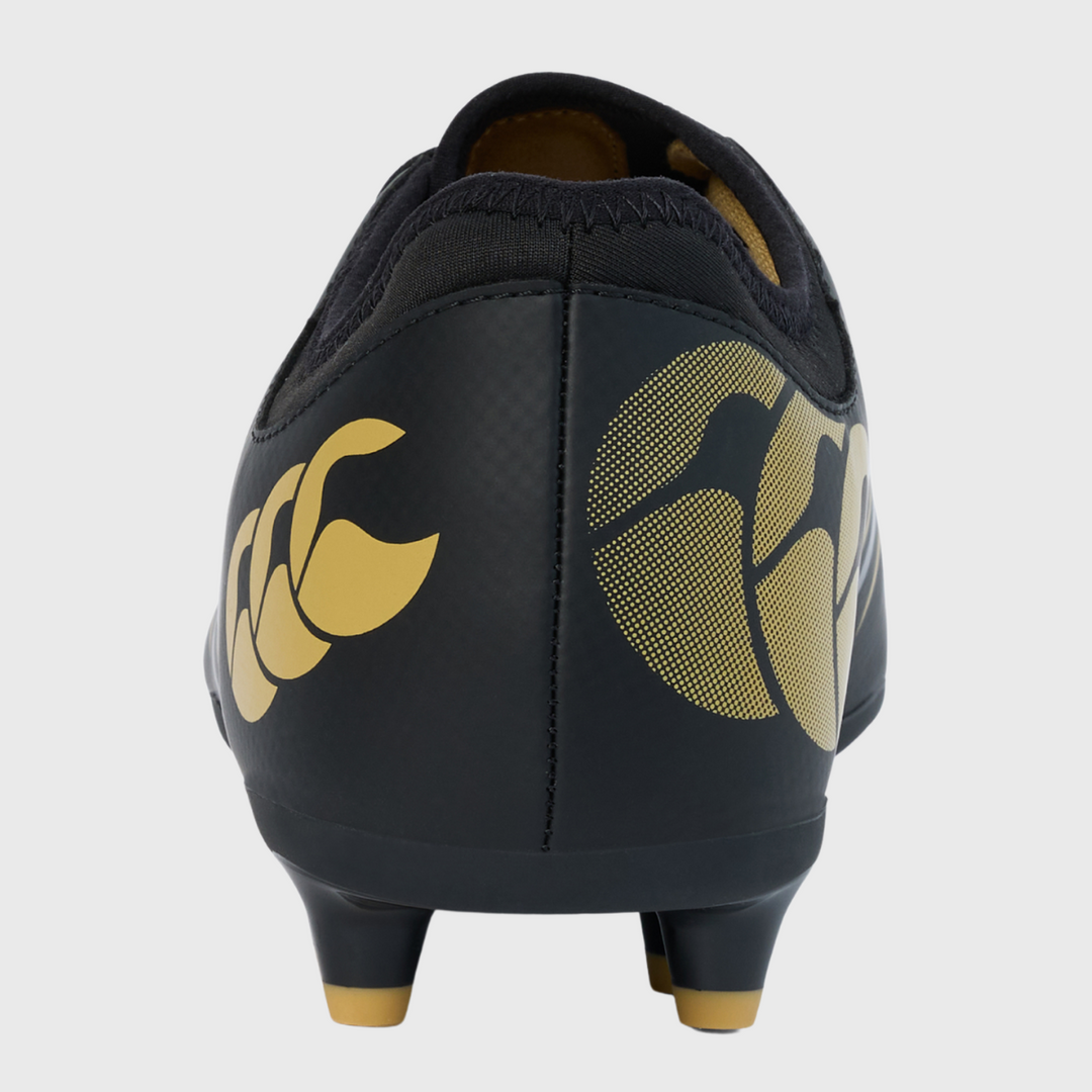 Canterbury Phoenix Team FG Rugby Boots Black/Gold - Rugbystuff.com