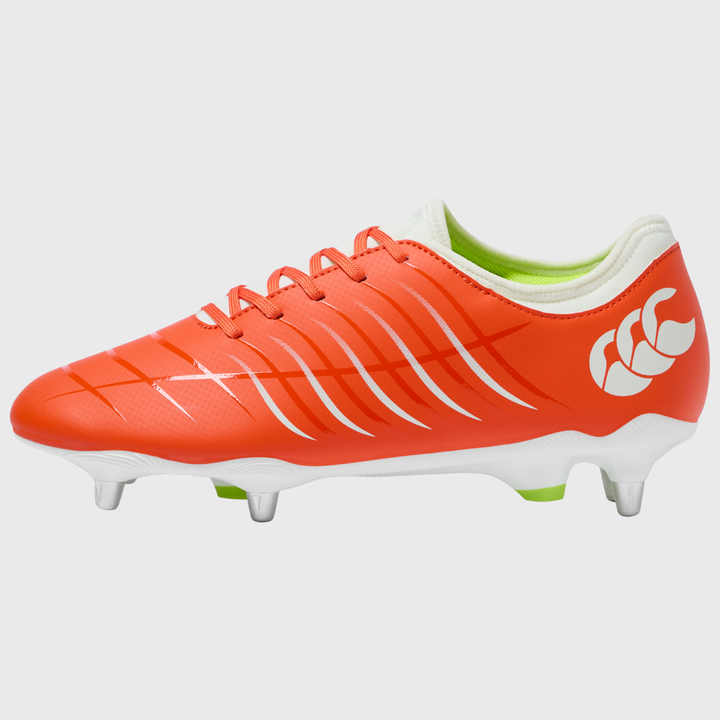 Canterbury Phoenix Team SG Rugby Boots Orange/White