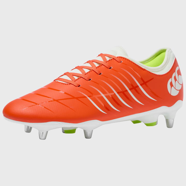 Canterbury Phoenix Team SG Rugby Boots Orange/White